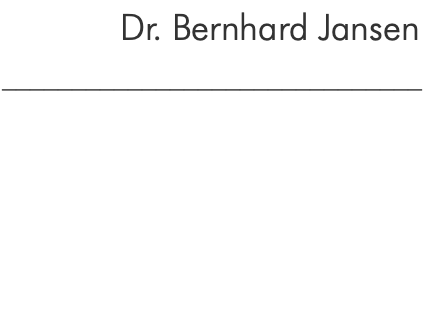 Dr. Bernhard Jansen ______________________________     